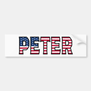 Peter Namn Vorname USA Aufkleber Sticker Auto Bildekal