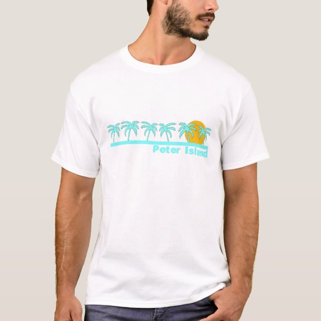 Peter ö, British Virgin Islands T Shirt (Framsida)