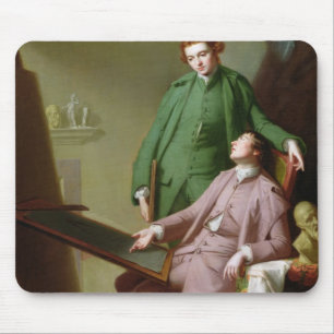 Peter och James Romney, 1766 (olja på kanfas) Musmatta