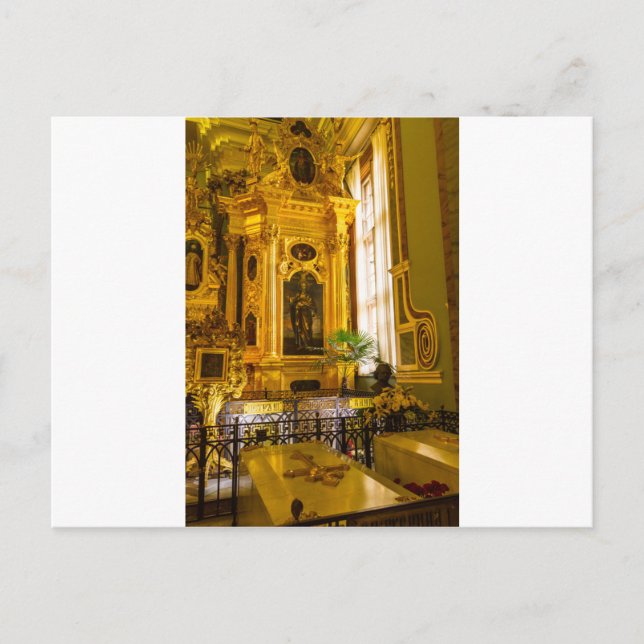 Peter och Paul Fortress St. Petersburg Ryssland Vykort (Framsida)