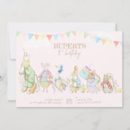 Peter på Kaninens första födelsedag Inbjudningar