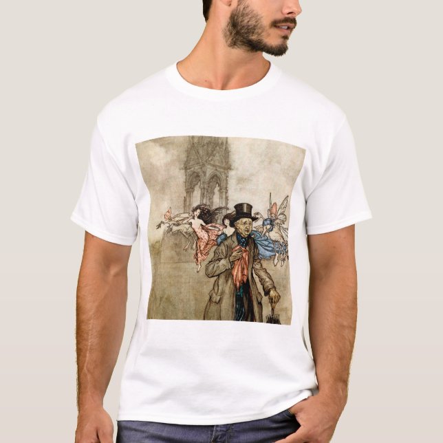 Peter Pan by Arthur Rackham T Shirt (Framsida)