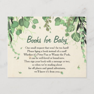 Peter Pan Ickland Bokar för Baby Insert Tilläggskort