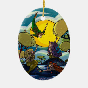 Peter Pan Julgransprydnad Keramik