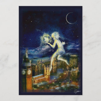 Peter Pan-julkort Inbjudningar