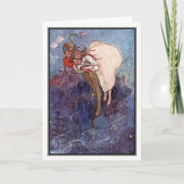 Peter Pan och Wendy av Alice B. Woodward Kort (Framsida)