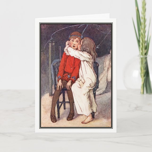 Peter Pan och Wendy av Alice B. Woodward Kort (Framsida)