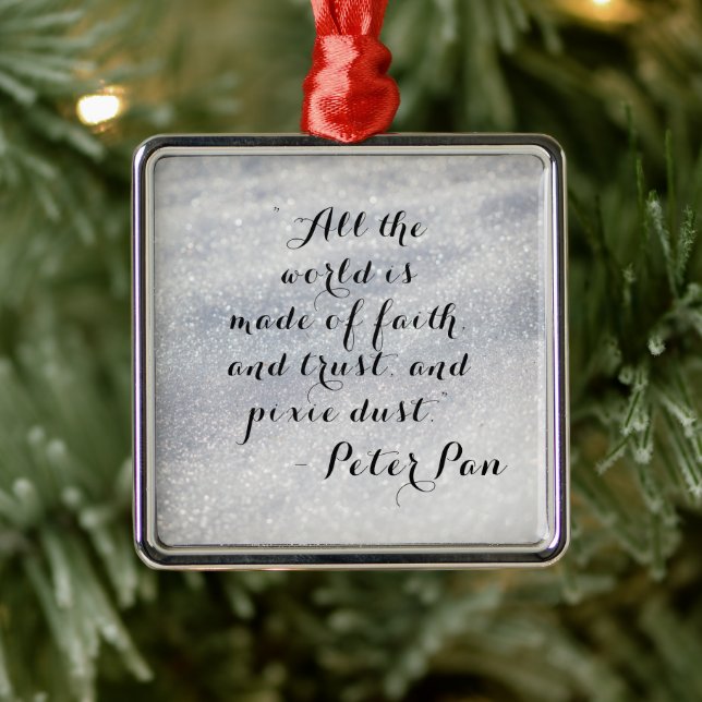 Peter Pan Quote | Ornament (Träd)