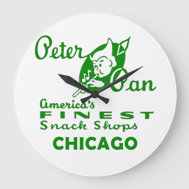 Peter Pan Snack Shop, Chicago Stor Klocka (Framsida)