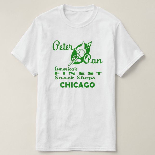 Peter Pan Snack Shop, Chicago T Shirt (Design framsida)