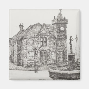 Peter Pan staty Kirriemuir Skottland 2007 Magnet