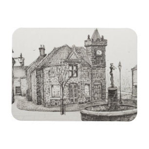 Peter Pan staty Kirriemuir Skottland 2007 Magnet
