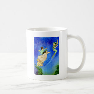 PETER PAN, WENDY, JOHN OCH MICHAEL FLY AWAY KAFFEMUGG