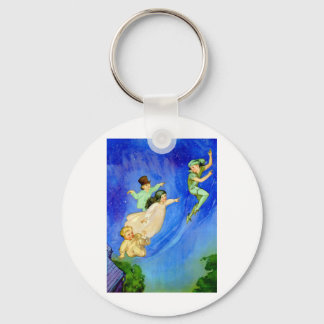 PETER PAN, WENDY, JOHN OCH MICHAEL FLY AWAY NYCKELRING