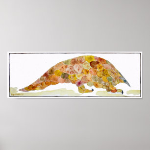 Peter Pangolinaffisch Poster