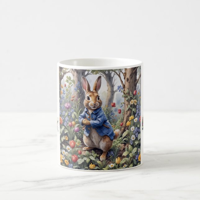Peter Påsk Rabbit Glad påsk Kaffemugg (Center)