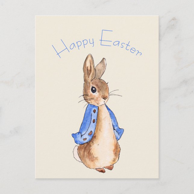 Peter Påskhare kanin Vykort (Framsida)