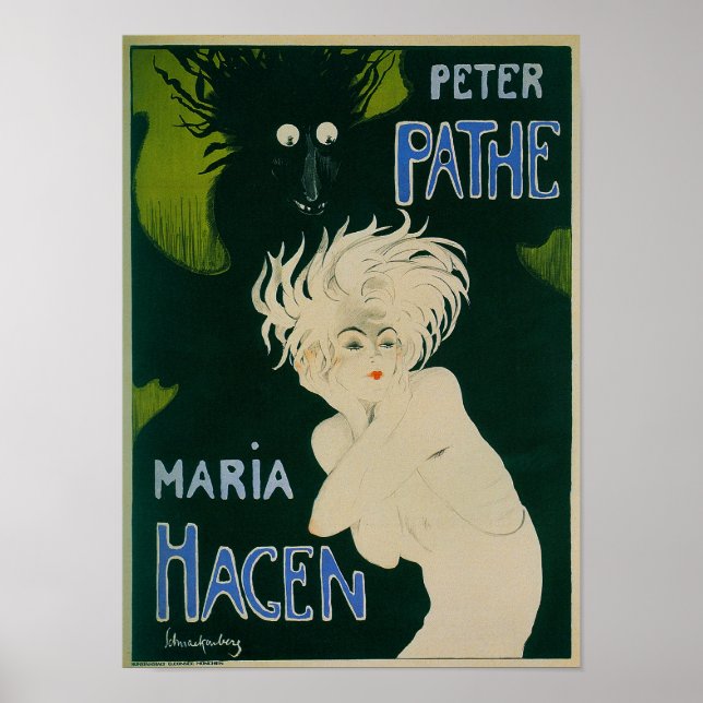 Peter Pathe - Maria Hagen Vintage Ballet Poster (Framsidan)