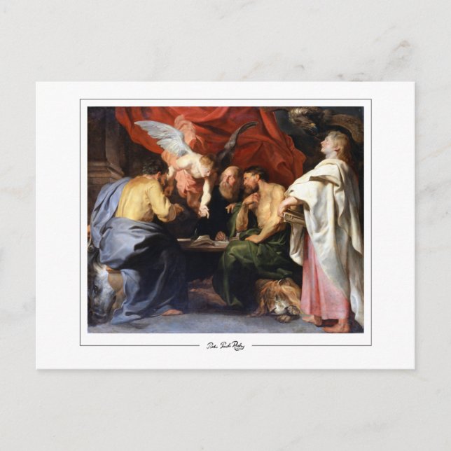 Peter Paul Rubens #152 - Fin Art Postcard Vykort (Framsida)
