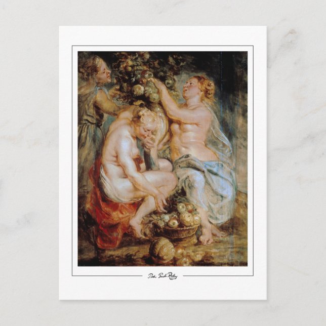Peter Paul Rubens #23 - Fin Art Postcard Vykort (Framsida)