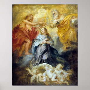 Peter Paul Rubens coronationen av oskulden Poster