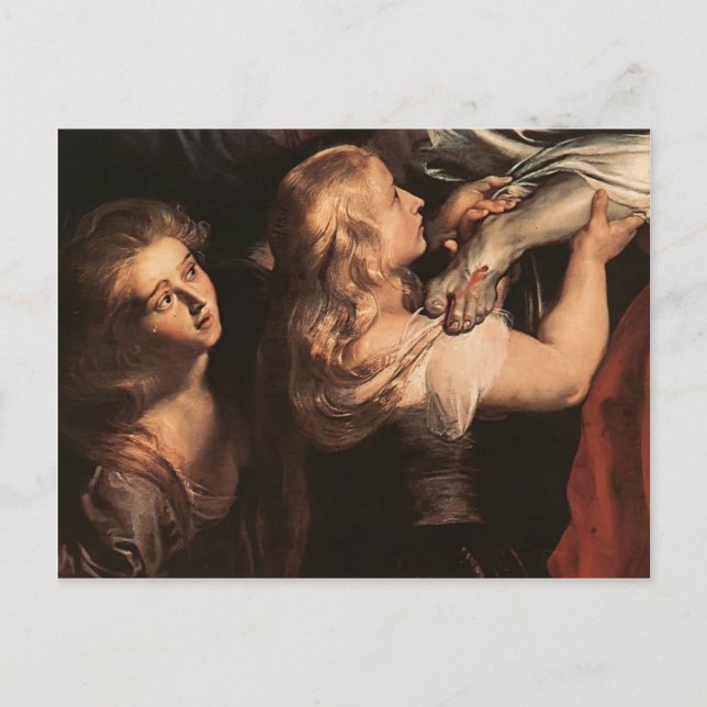 Peter Paul Rubens- Descent från Kor Vykort (Framsida)