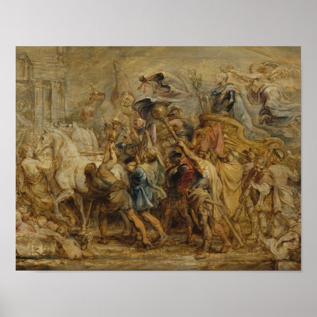 Peter Paul Rubens - Henry IV:s triumf Poster (Framsidan)