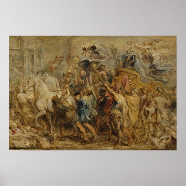 Peter Paul Rubens - Henry IV:s triumf Poster (Framsidan)