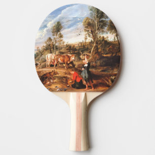 Peter Paul Rubens Milkmaids med nötkreatur i Lands Pingisracket