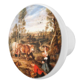 Peter Paul Rubens Mjölkpigor med nötkreatur i ett Knopp
