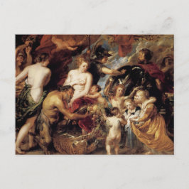 Peter Paul Rubens - Peace and Krig Vykort