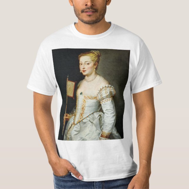 Peter Paul Rubens Porträtt i Dam T Shirt (Framsida)