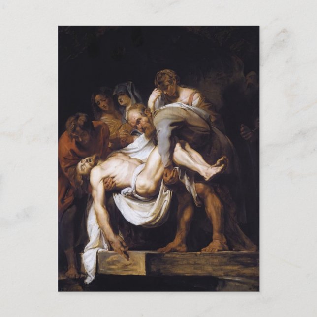 Peter Paul Rubens- The Entombment Vykort (Framsida)