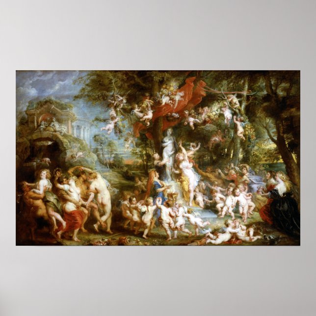 Peter Paul Rubens The Feast of Venus Poster (Framsidan)