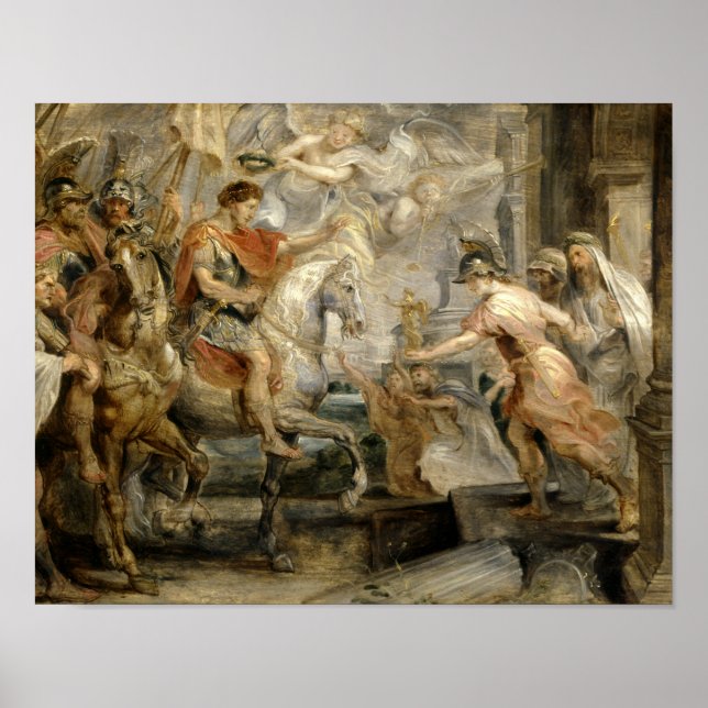 Peter Paul Rubens -Triumphant Entry of Constantine Poster (Framsidan)