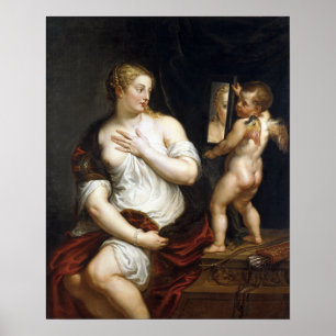 Peter Paul Rubens Venus och Cupid Poster