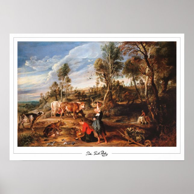 Peter Paul Rubens Zedign Art Poster #2 (Framsidan)