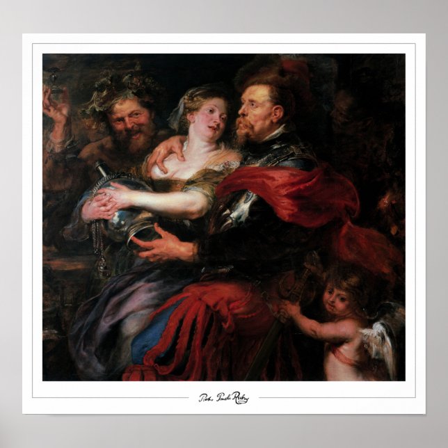 Peter Paul Rubens Zedign Art Poster #21 (Framsidan)
