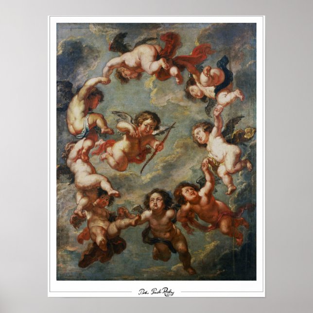 Peter Paul Rubens Zedign Art Poster #28 (Framsidan)