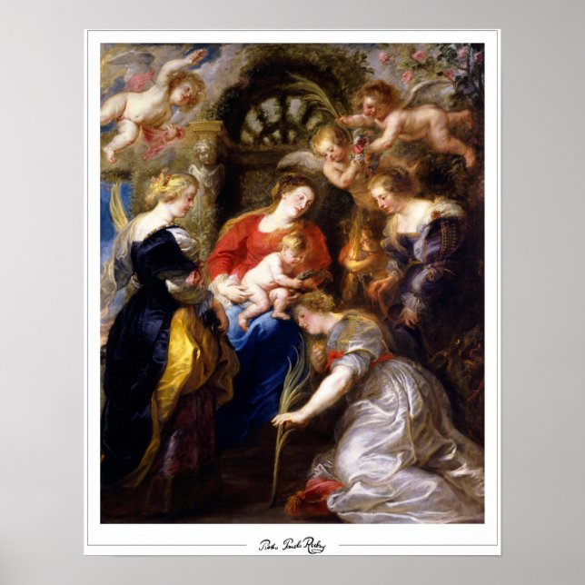 Peter Paul Rubens Zedign Art Poster #38 (Framsidan)