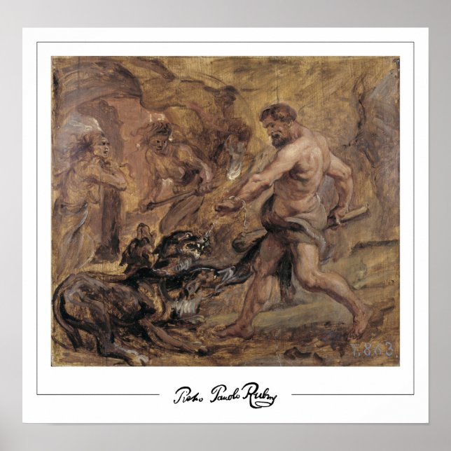 Peter Paul Rubens Zedign Art Poster nr 196 (Framsidan)