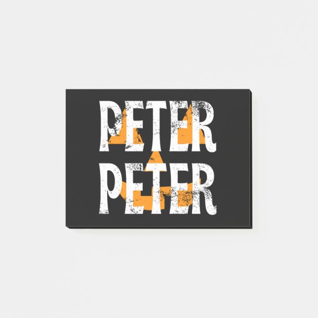 Peter Peter Fall Season Pumpkin Post-it Block (Framsida)
