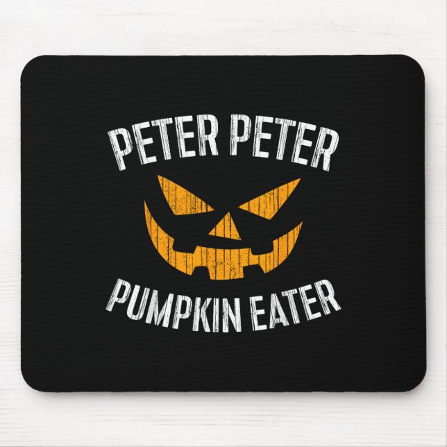 Peter Peter Pumpkin Eater Halloween Costume Shirt Musmatta (Framsidan)