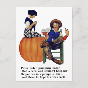 PETER PETER PUMPKIN EATER VYKORT