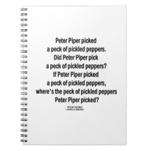 Peter Piper Picked Peck of Pickled paprika