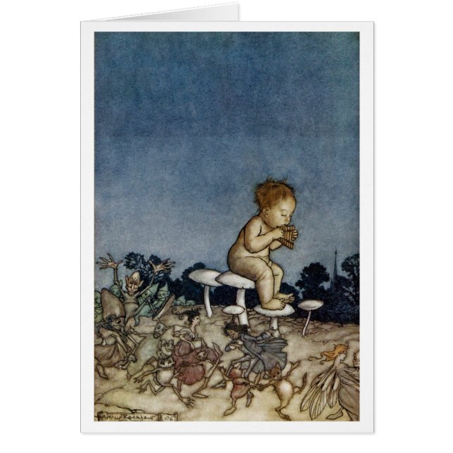 Peter Played Hans Flute Hälsningskort (Framsidan)