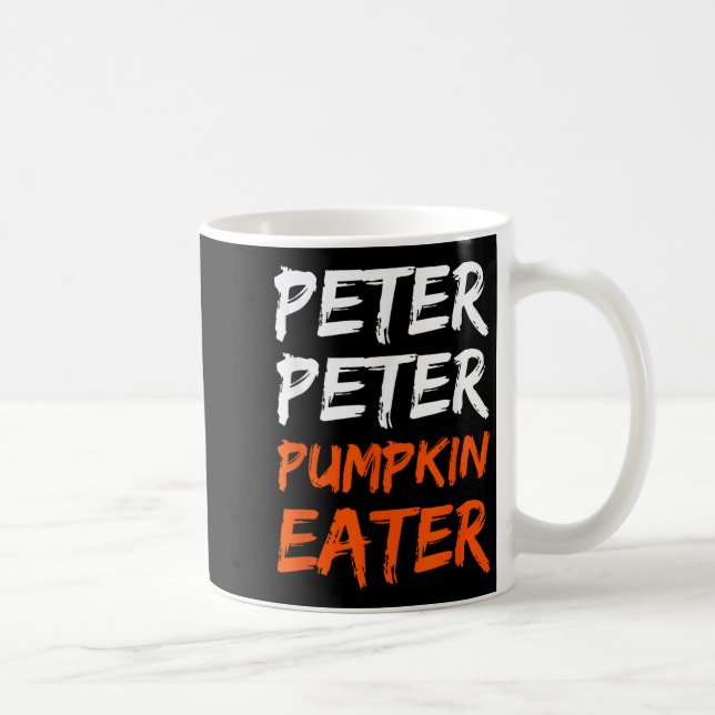Peter Pumpkin Costume Eater Halloween Kaffemugg (Höger)