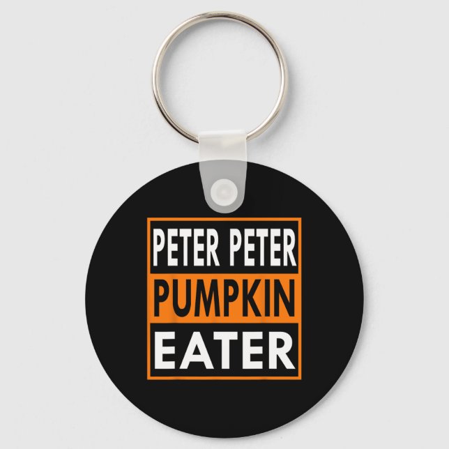Peter Pumpkin Eater Costume for Par - Matching Nyckelring (Framsida)