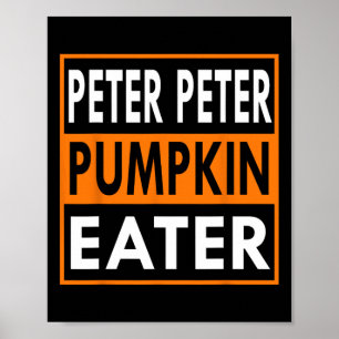 Peter Pumpkin Eater Costume for Par - Matching Poster