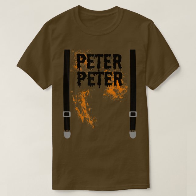 Peter Pumpkin Eater Costume Halloween Stänk3 T Shirt (Design framsida)